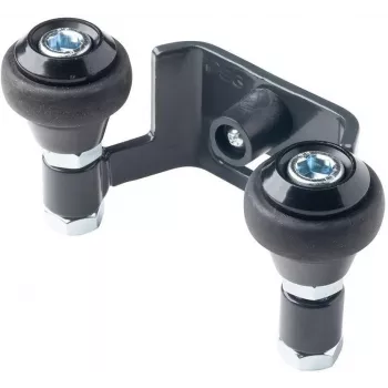 PSG suporte de guia superior 60 mm para portões de correr, 2 rolos, antracite RAL 7016 (60.023.7016)