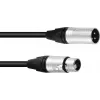 Cabo DMX PSSO XLR 3 pinos 20m preto fichas Neutrik 30227818