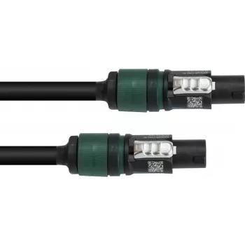 PSSO Cabo de altifalante Speakon 4x2,5 mm² 0,5 m preto 30227928