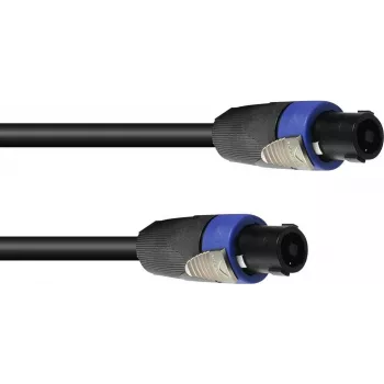 Cabo de altifalante PSSO Speakon 4x2,5 mm² 10 m preto 30227931