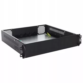 Caixa de rack Pulsar ARAD2N 2U 400 mm 19 polegadas preta
