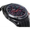 Pulsar cronógrafo de homem de quartzo PT3463X1 - 45mm caixa de aço inoxidável, mostrador azul, bracelete de pele castanha, 100m resistência à água