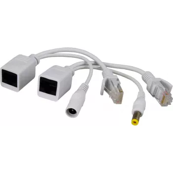 Pulsar P-POE1 Conjunto de adaptador PoE passivo com fichas RJ45