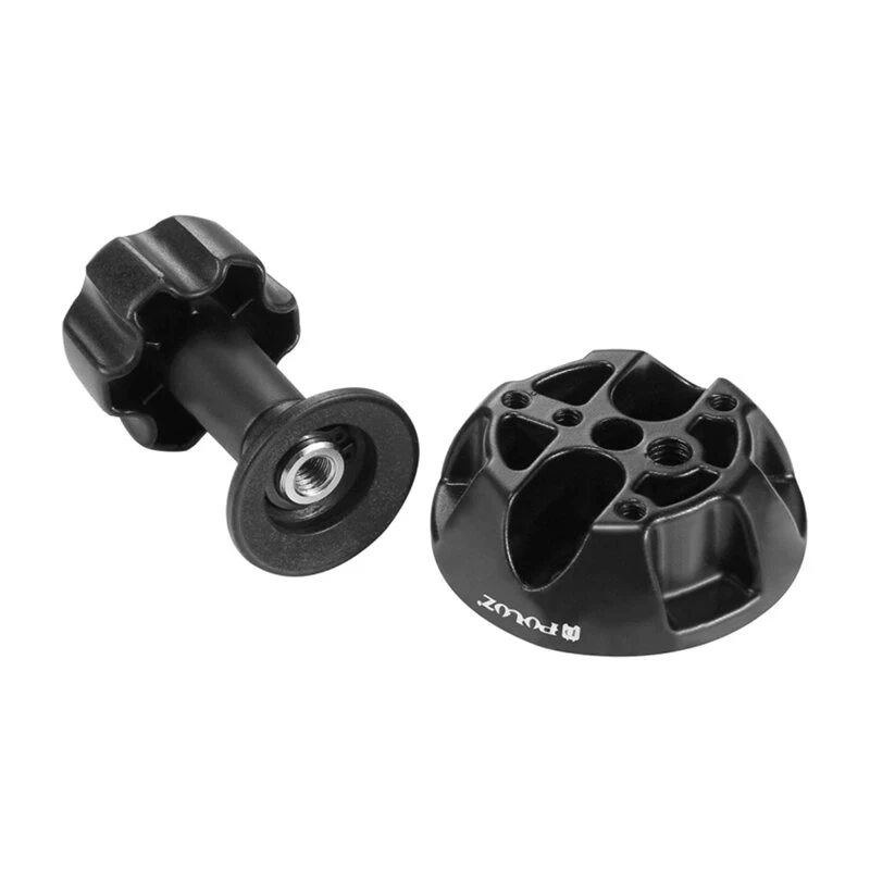 Puluz adaptador plano para taça de 75 mm para cabeça fluida