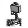 Puluz Suporte de guiador em alumínio com rotação de 360 graus para action cams (preto)