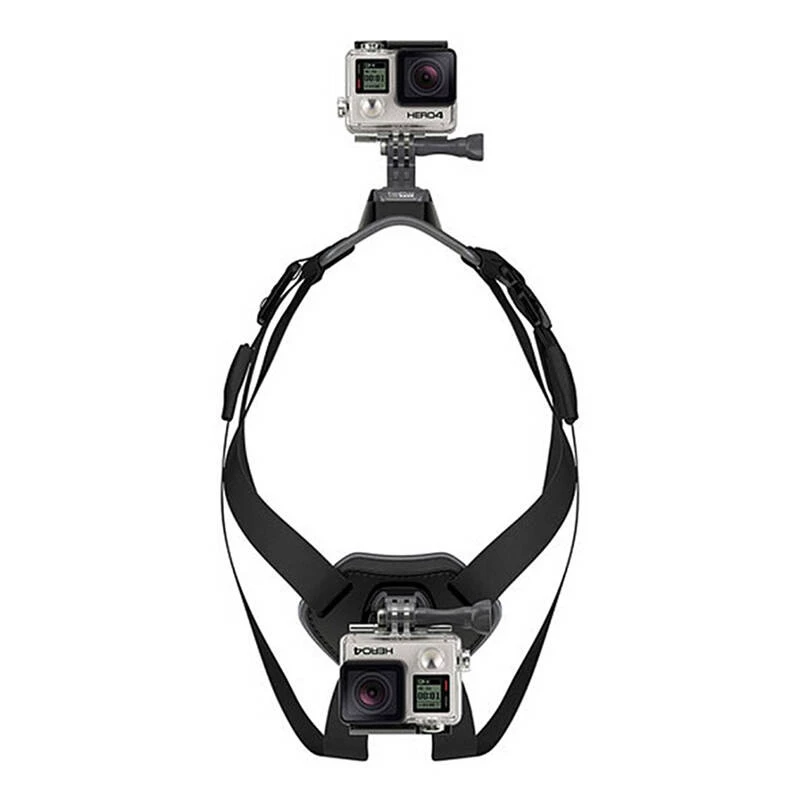 Arnês peitoral para cães PULUZ para action cams (GoPro, Insta360, DJI Action) - preto