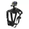 Arnês peitoral para cães PULUZ para action cams (GoPro, Insta360, DJI Action) - preto