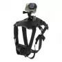 Arnês peitoral para cães PULUZ para action cams (GoPro, Insta360, DJI Action) - preto