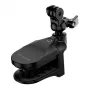 Suporte de capacete PULUZ para action cams (DJI Action, GoPro Hero) preto