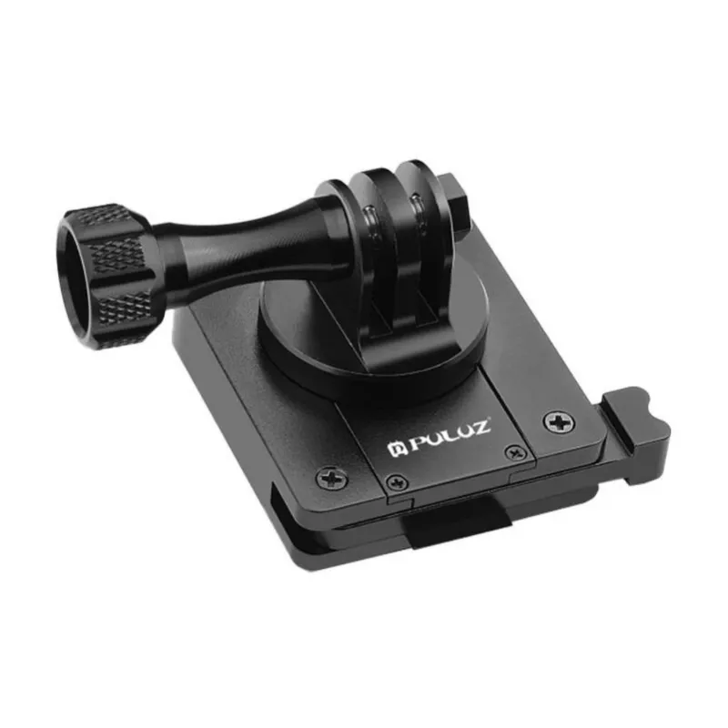 Suporte de capacete PULUZ para action cams (DJI, GoPro, Insta360) - Preto