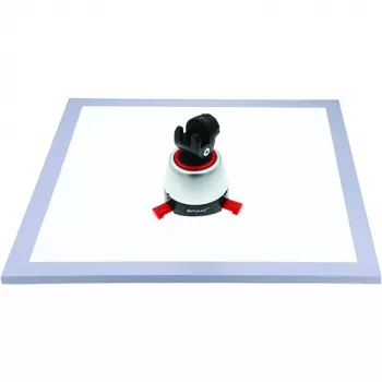 PULUZ Painel de iluminação LED para fotografia, sem sombras, 34,7 x 34,7 cm