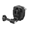 PULUZ Clip para para-brisas de mota para câmaras de ação (DJI Osmo Action 4, GoPro Hero 12, Insta360 Ace Pro / X4) - Preto