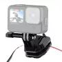 PULUZ Clip para para-brisas de mota para câmaras de ação (DJI Osmo Action 4, GoPro Hero 12, Insta360 Ace Pro / X4) - Preto