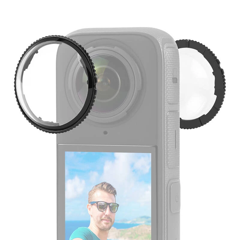 PULUZ protetor de lente em vidro ótico para Insta360 X4