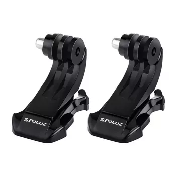 PULUZ PU20 Suporte J-Hook para câmaras de ação (DJI, GoPro, Insta360) pack de 2