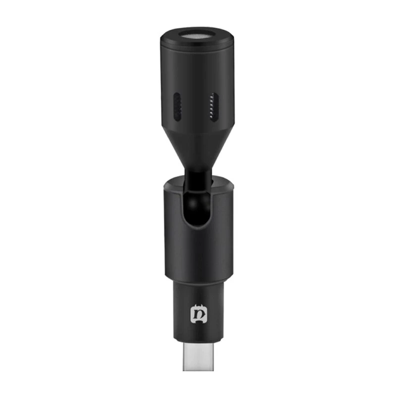 PULUZ PU425 Microfone Lavalier USB-C com cabo de 1,5 m, omnidirecional, Plug-and-Play