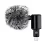 PULUZ PU425 Microfone Lavalier USB-C com cabo de 1,5 m, omnidirecional, Plug-and-Play
