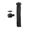 PULUZ PU435 Mini Tripé Octopus Tripé Flexível Dobrável com Cabeça Esférica 360° e Suporte para Telemóvel para Smartphones, Câmaras Compactas, Câmaras de Ação, Pequenas Câmaras sem Espelho, Carga Máx. 1,2 kg, Preto