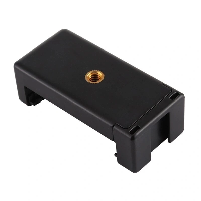 Suporte de tripé para smartphone PULUZ PU448B, fixação por mola com rosca de 1/4 polegada-20, adequado para smartphones de 55-85 mm, ABS preto