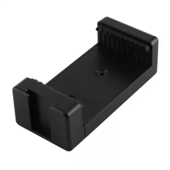Suporte de tripé para smartphone PULUZ PU448B, fixação por mola com rosca de 1/4 polegada-20, adequado para smartphones de 55-85 mm, ABS preto