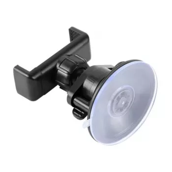 PULUZ PU537B Suporte de ventosa para smartphones com rotação de 360 graus, suporte universal para automóvel para painel e para-brisas, preto