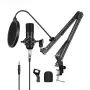 PULUZ PU612B microfone de condensador para estúdio e broadcast