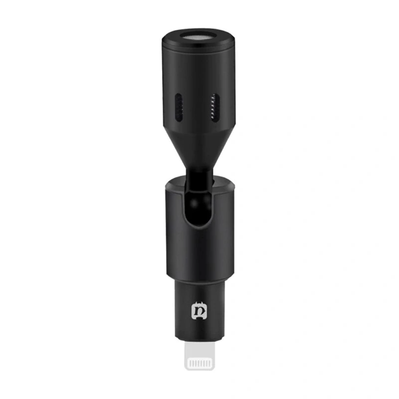 Microfone condensador PULUZ PU615B Lightning com padrão omnidirecional para dispositivos iOS