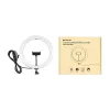 PULUZ PU656B anel de luz LED de 10 polegadas com suporte para telemóvel e tripé, 12W, 3000K-6500K, alimentado por USB, para transmissão em direto, TikTok, YouTube, maquilhagem, fotografia