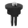 PULUZ PU704B adaptador de montagem com rosca de 1/4 polegadas ajustável para action cams (preto)