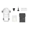 Carcaça à prova de água PULUZ PU760T (60 m) com suporte de fecho rápido para Insta360 X5 (transparente)