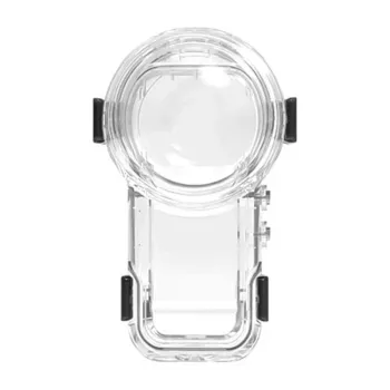 Carcaça à prova de água PULUZ PU760T (60 m) com suporte de fecho rápido para Insta360 X5 (transparente)