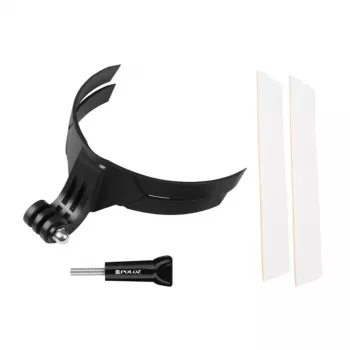 PULUZ PU847B Correia de queixo para capacete (preto) – suporte universal estilo GoPro para câmaras de ação