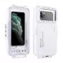 Capa à prova de água PULUZ PU9010W para iPhone – caixa subaquática 45m, branco