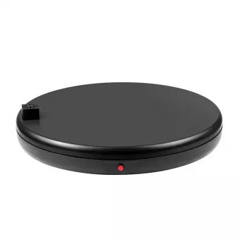 Suporte de exposição rotativo com tomada PULUZ 45 cm (preto)