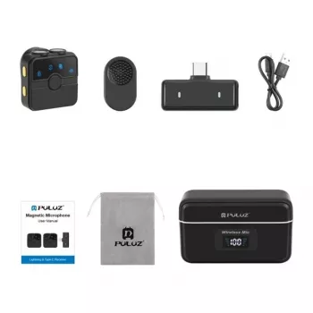PULUZ SmartLink WS300 Microfone lavalier