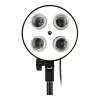 PULUZ Conjunto de estúdio Softbox 50x70cm, tripé, lâmpadas LED 4 unid. PU5071EU