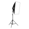 PULUZ Conjunto de estúdio Softbox 50x70cm, tripé, lâmpadas LED 4 unid. PU5071EU