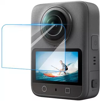 PULUZ Película protetora de ecrã em vidro temperado para DJI Osmo 360 (transparente)