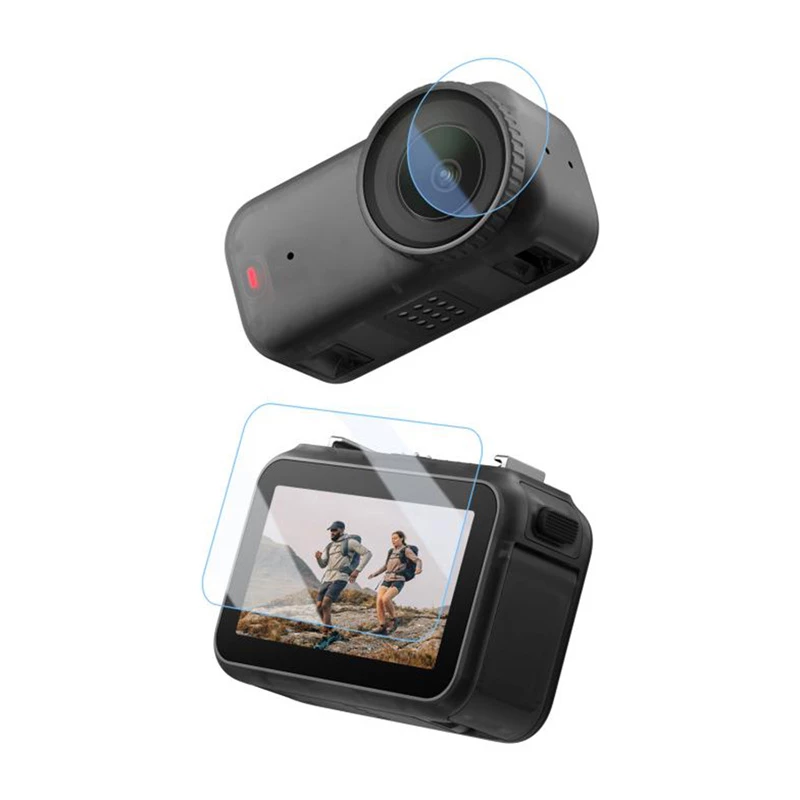 PULUZ vidro protetor temperado e película para lente para DJI Osmo Nano
