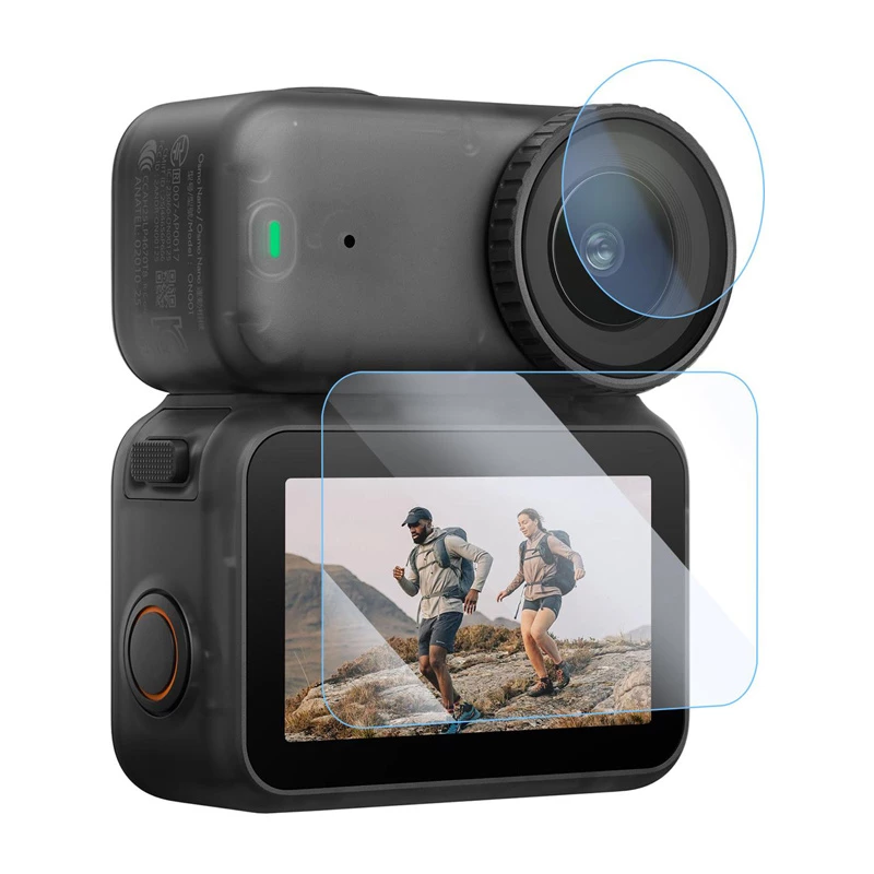 PULUZ vidro protetor temperado e película para lente para DJI Osmo Nano