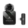 PULUZ Microfone digital sem fios, clipe, Lightning