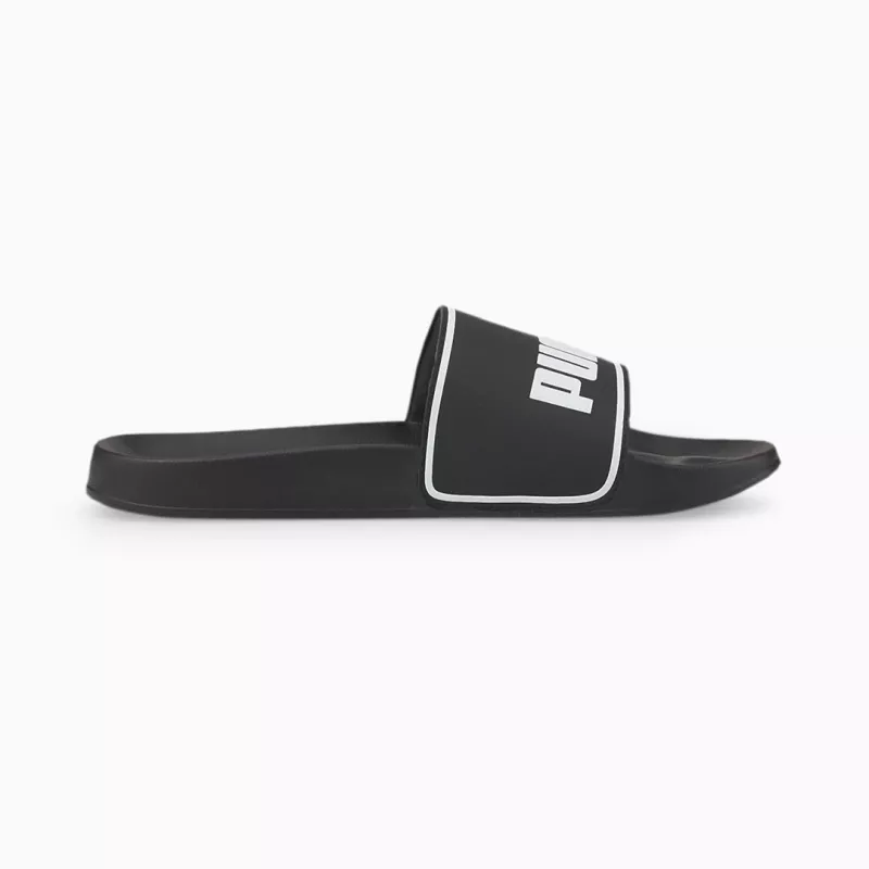 PUMA 384139 01 chinelos de homem, preto/branco, tamanho 40,5