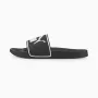 PUMA 384139 01 chinelos de homem, preto/branco, tamanho 40,5