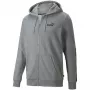 Sweatshirt com capuz com fecho integral PUMA ESS+ Tape TR homem cinzento-médio mesclado