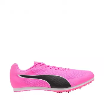 Sapatilhas de sprint com pitons PUMA Evo Speed Star 9 Unissexo, EU 42, Preto/Branco/Verde Gecko