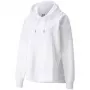 Hoodie PUMA HER TR Puma White mulher corte relaxado pullover 589519 02