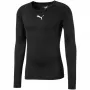 T-shirt de treino de manga comprida PUMA Liga Baselayer Tee LS homem preto tamanho M