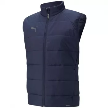 Casaco colete PUMA Team Liga para homem azul-marinho tamanho S