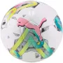 Bola de futebol PUMA Orbita 4 HYB FIFA Basic branco-verde-rosa tamanho 5