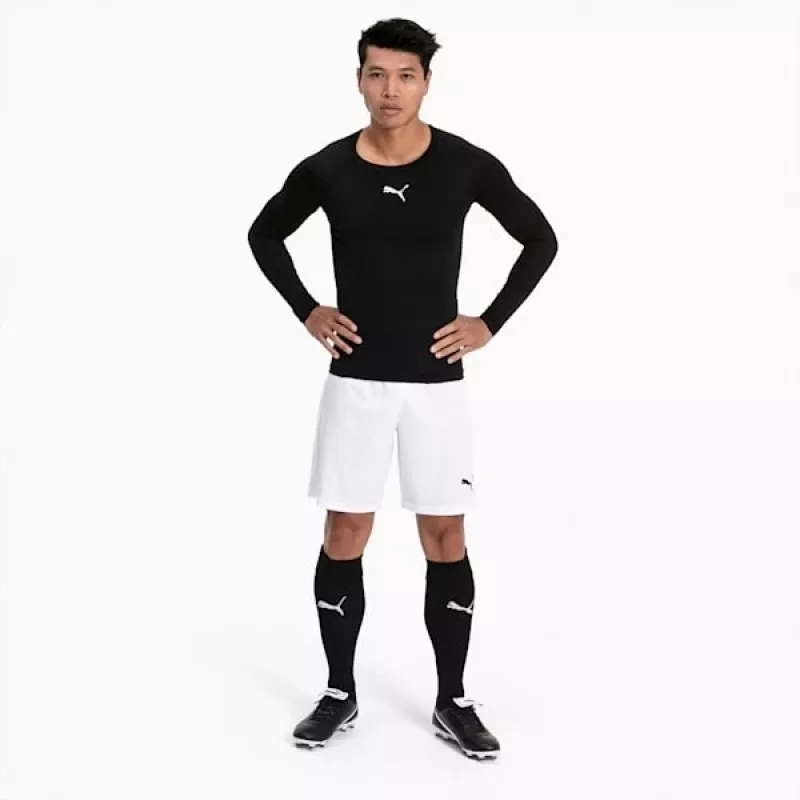 T-shirt de treino PUMA teamFINAL 21 homem preto/branco tamanho L
